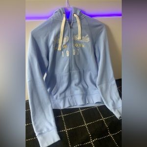 Baby Blue Aeropostale Hoodie for Women in Size Medium
